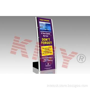 Free Staning Slim Self Service Card Dispenser Touch Panel K